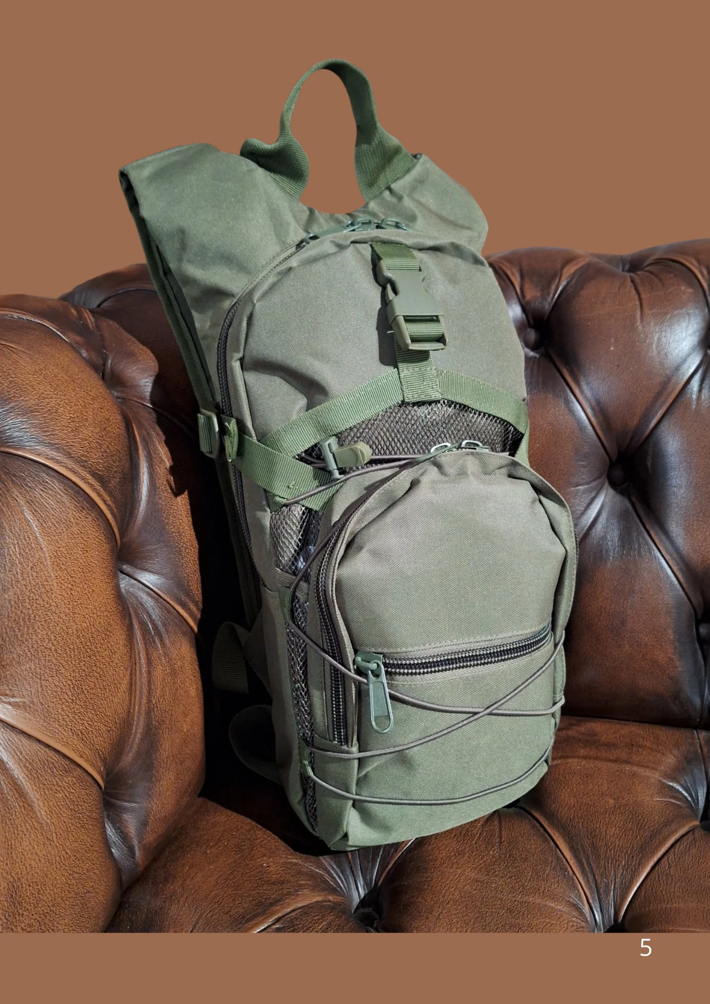 Tactical / hiking backpack – Compatible water pocket – 26/28L – Oxford 800D – photo 5